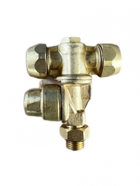 Держатель форсунок двухпозиционный латунь (садовый)